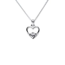 claddagh heart necklace